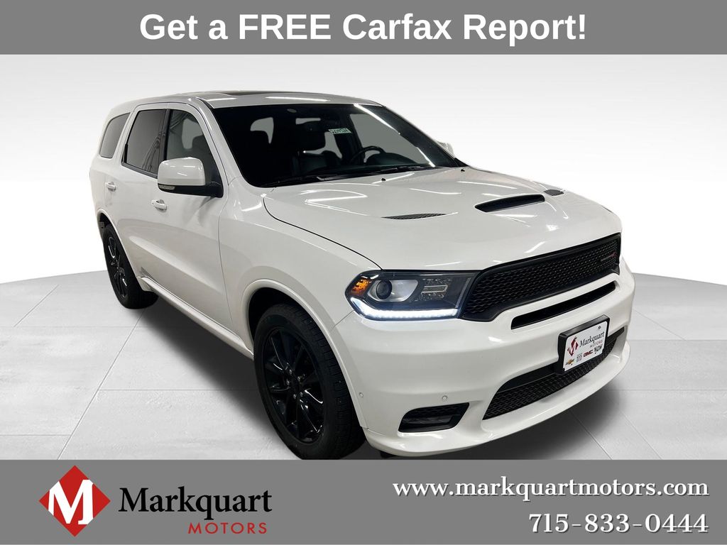 Vice White 2019 Dodge Durango SUV / Crossover All-Wheel Drive 8-Speed Automatic