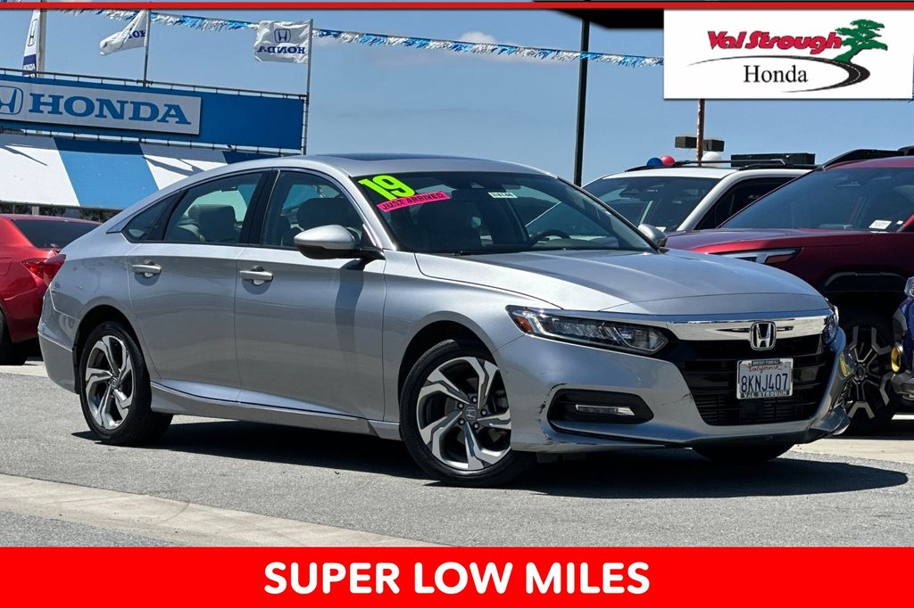 Lunar Silver Metallic 2019 Honda Accord Sedan Front-Wheel Drive Continuously Variable Transmission