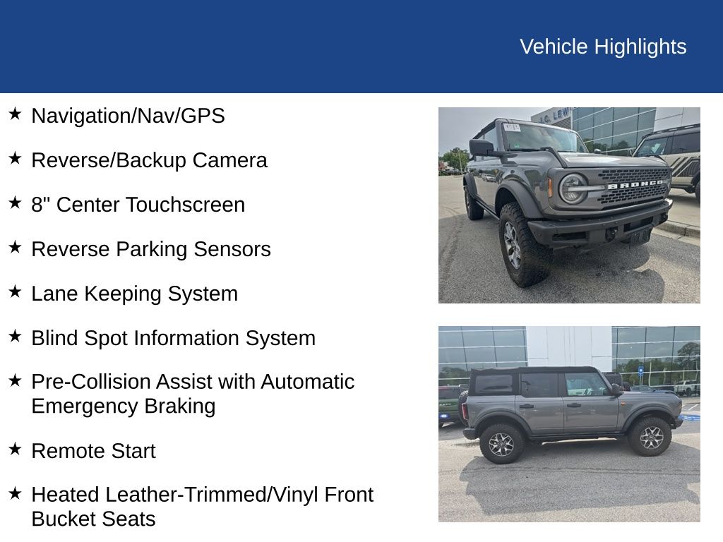 2022 Ford Bronco Badlands