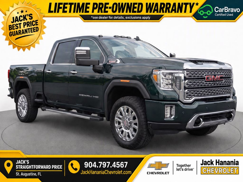 Hunter Metallic 2021 GMC Sierra 3500HD Pickup Truck Four-Wheel Drive Automatic