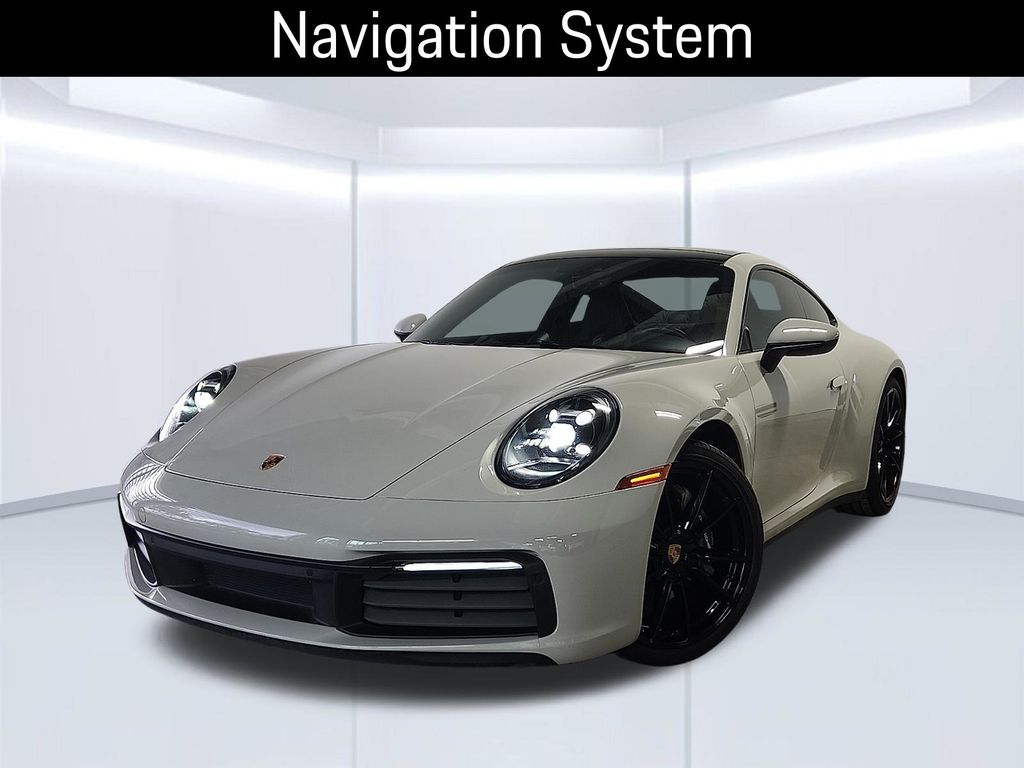 Chalk 2021 Porsche 911 Coupe Rear-Wheel Drive 8-Speed Automatic