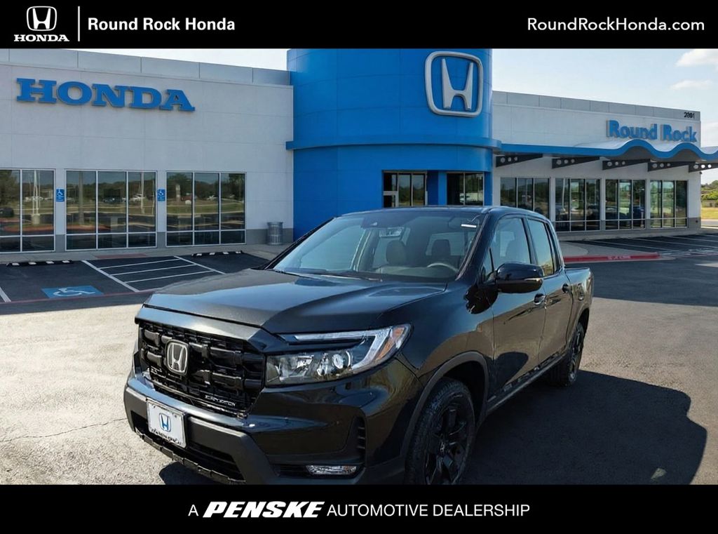 Crystal Black Pearl 2026 Honda Ridgeline Pickup Truck All-Wheel Drive 9-Speed Automatic