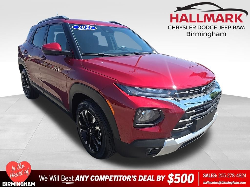 Scarlet Red Metallic 2021 Chevrolet Trailblazer LT FWD SUV / Crossover Front-Wheel Drive Continuously Variable Transmission