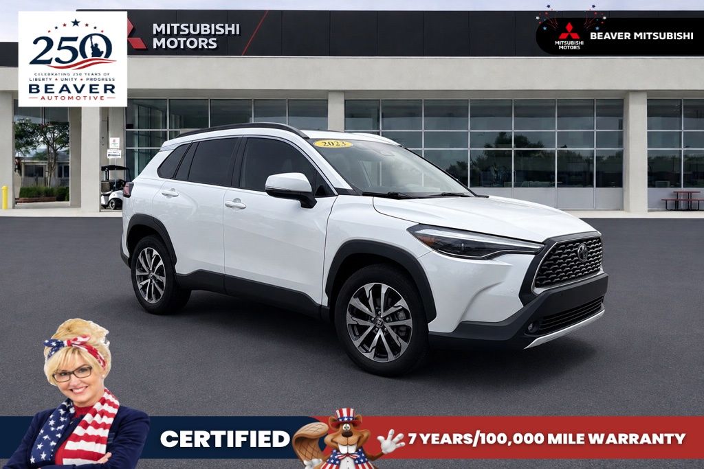 White (Wind Chill Pearl) 2023 Toyota Corolla Cross SUV / Crossover All-Wheel Drive Continuously Variable Transmission