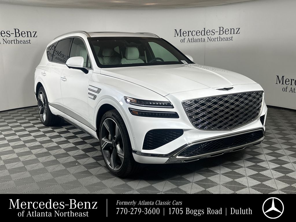 Uyuni White 2025 Genesis GV80 3.5T Prestige AWD SUV / Crossover All-Wheel Drive 8-Speed Automatic