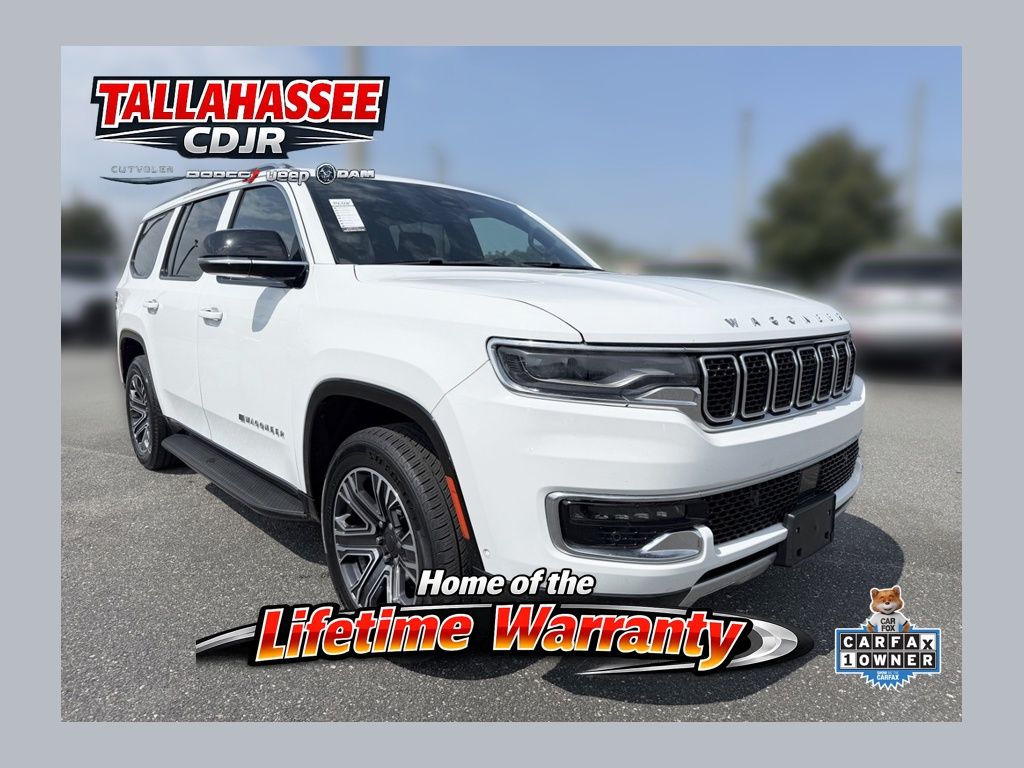 Bright White Clearcoat 2024 Jeep Wagoneer SUV / Crossover 4X2 8-Speed Automatic