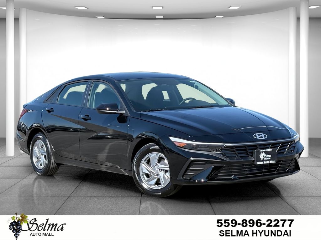 Abyss Black 2026 Hyundai Elantra Sedan Front-Wheel Drive Continuously Variable Transmission