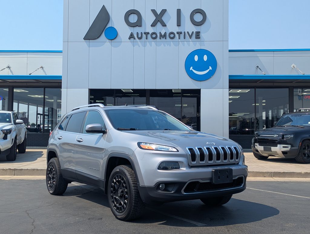 Billet Silver Metallic Clearcoat 2017 Jeep Cherokee SUV / Crossover Four-Wheel Drive 9-Speed Automatic