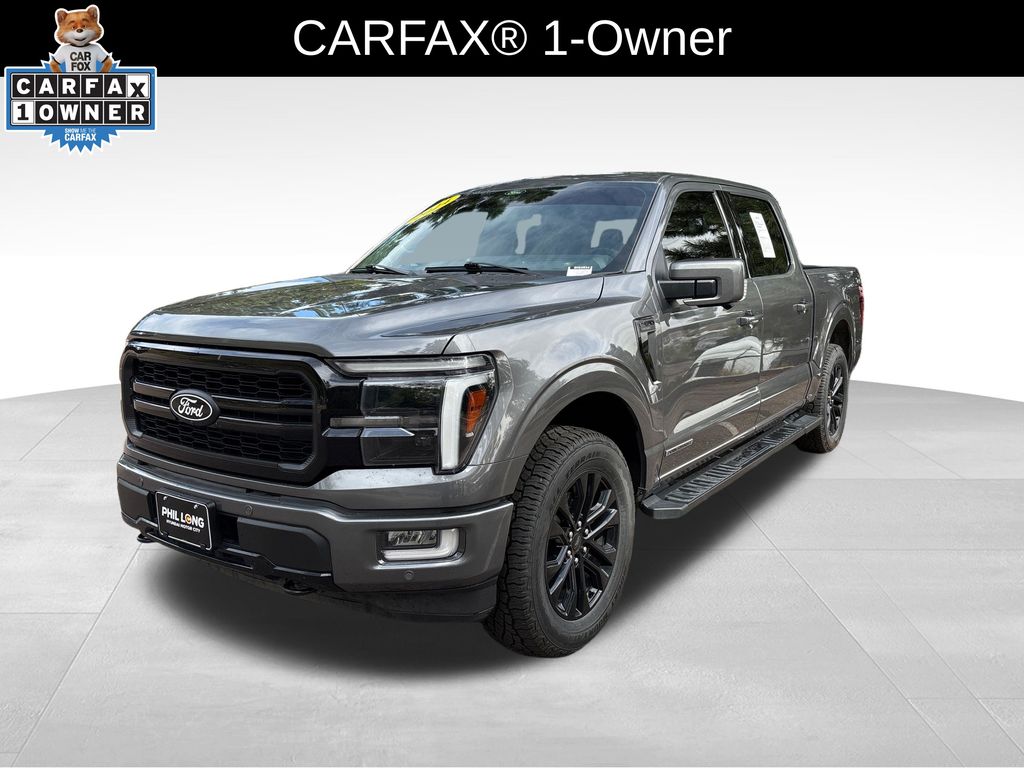 Gray Metallic 2024 Ford F-150 Pickup Truck Four-Wheel Drive Automatic