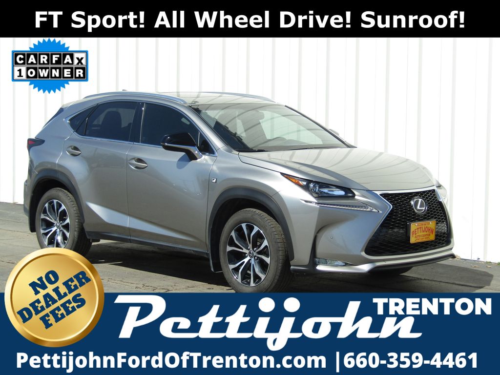Silver 2016 Lexus NX 200t F Sport AWD SUV / Crossover All-Wheel Drive 6-Speed Automatic