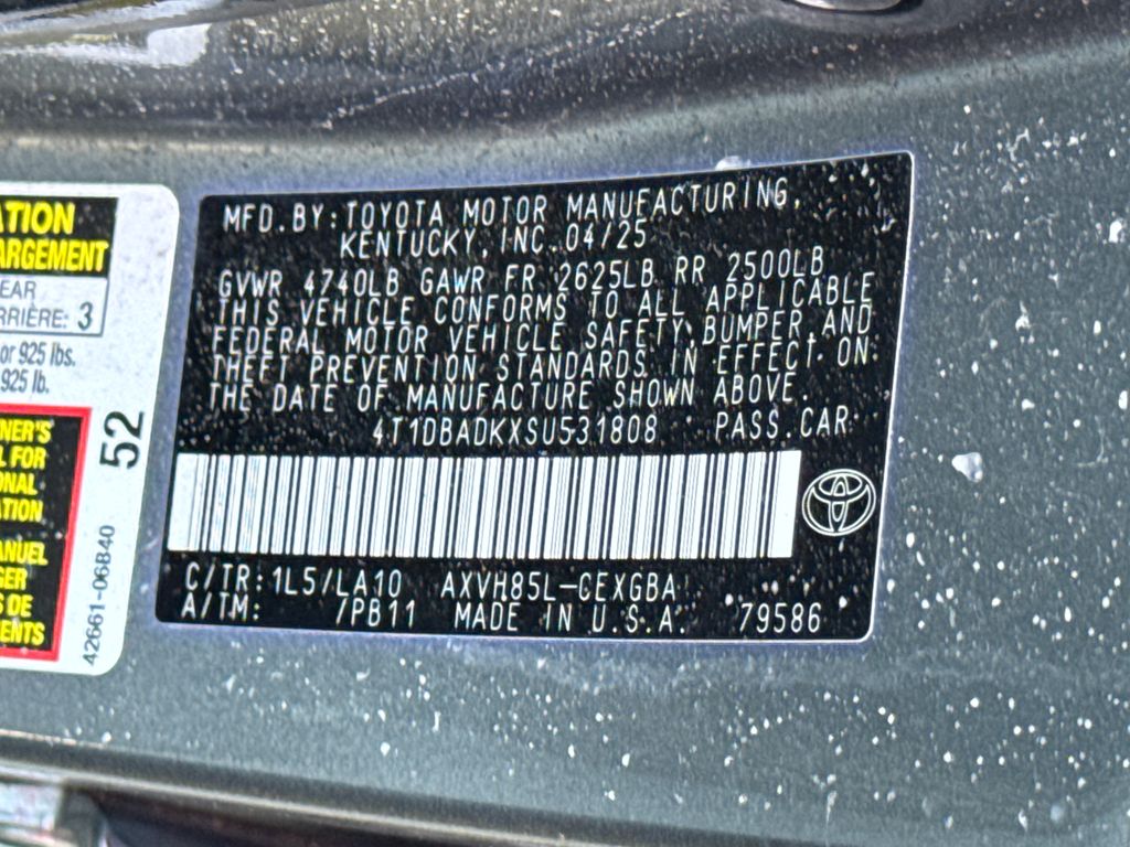 Used 2025 Gray Toyota XLE image 45
