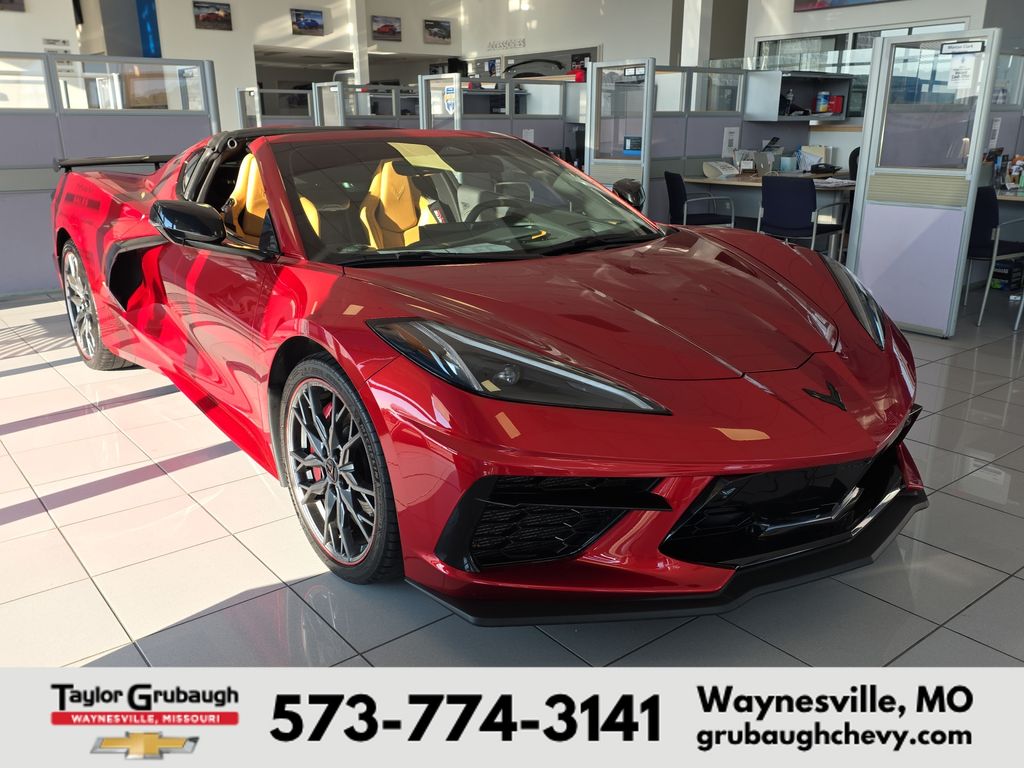 Red Mist Metallic Tintcoat 2025 Chevrolet Corvette Coupe Rear-Wheel Drive 8-Speed Dual Clutch