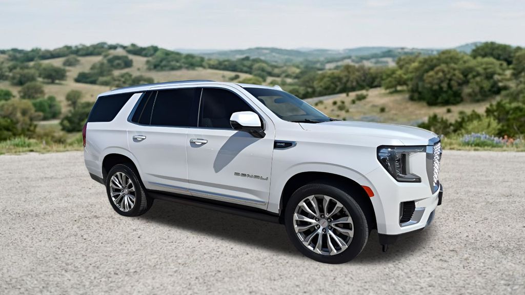 White Frost 2022 GMC Yukon Denali 4WD SUV / Crossover Four-Wheel Drive