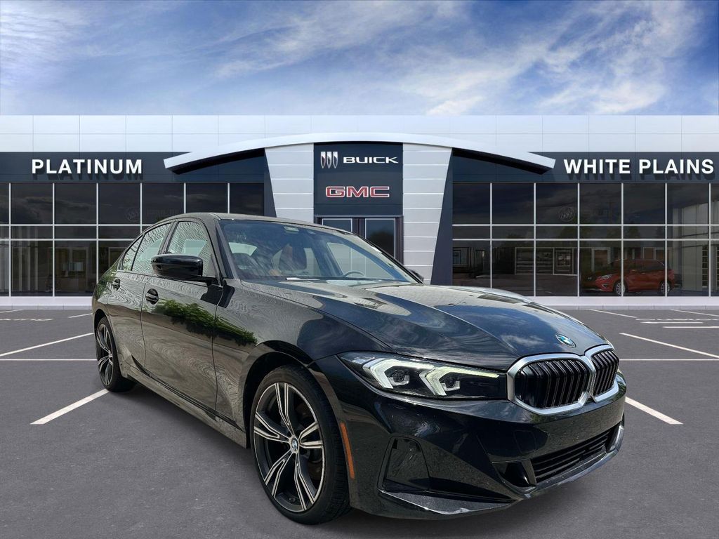 Jet Black 2023 BMW 3 Series Sedan All-Wheel Drive 8-Speed Automatic