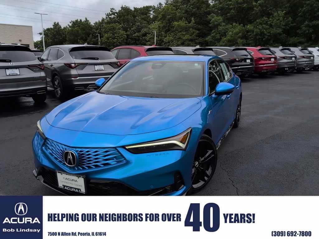 Double Apex Blue Pearl 2026 Acura Integra Sedan Front-Wheel Drive Continuously Variable Transmission