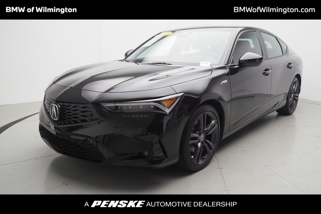 Majestic Black Pearl 2024 Acura Integra Sedan Front-Wheel Drive Continuously Variable Transmission