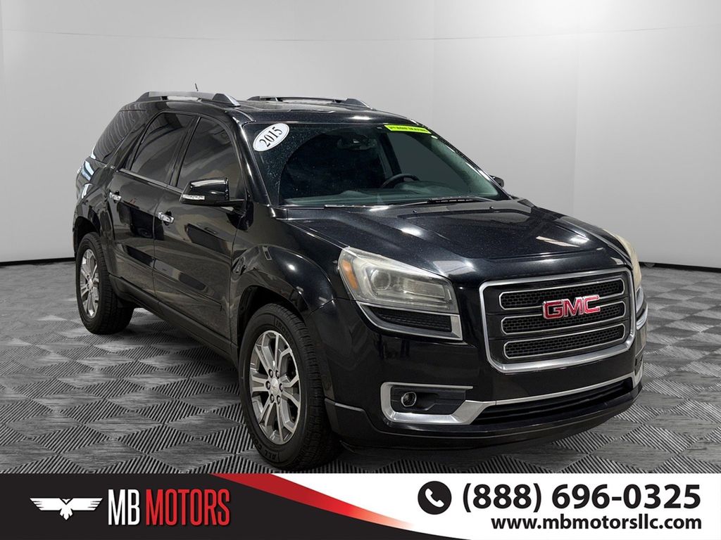 Carbon Black Metallic 2015 GMC Acadia SLT-1 FWD SUV / Crossover Front-Wheel Drive 6-Speed Automatic