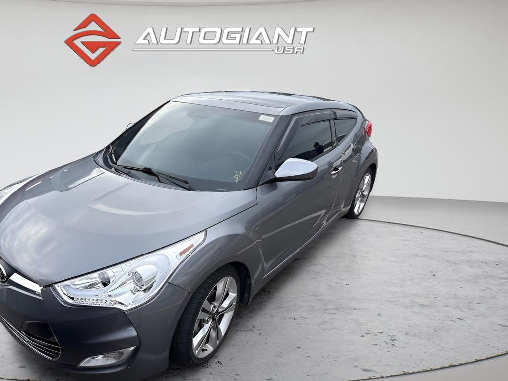 Triathlon Gray Metallic 2017 Hyundai Veloster Coupe Front-Wheel Drive 6-Speed Dual Clutch