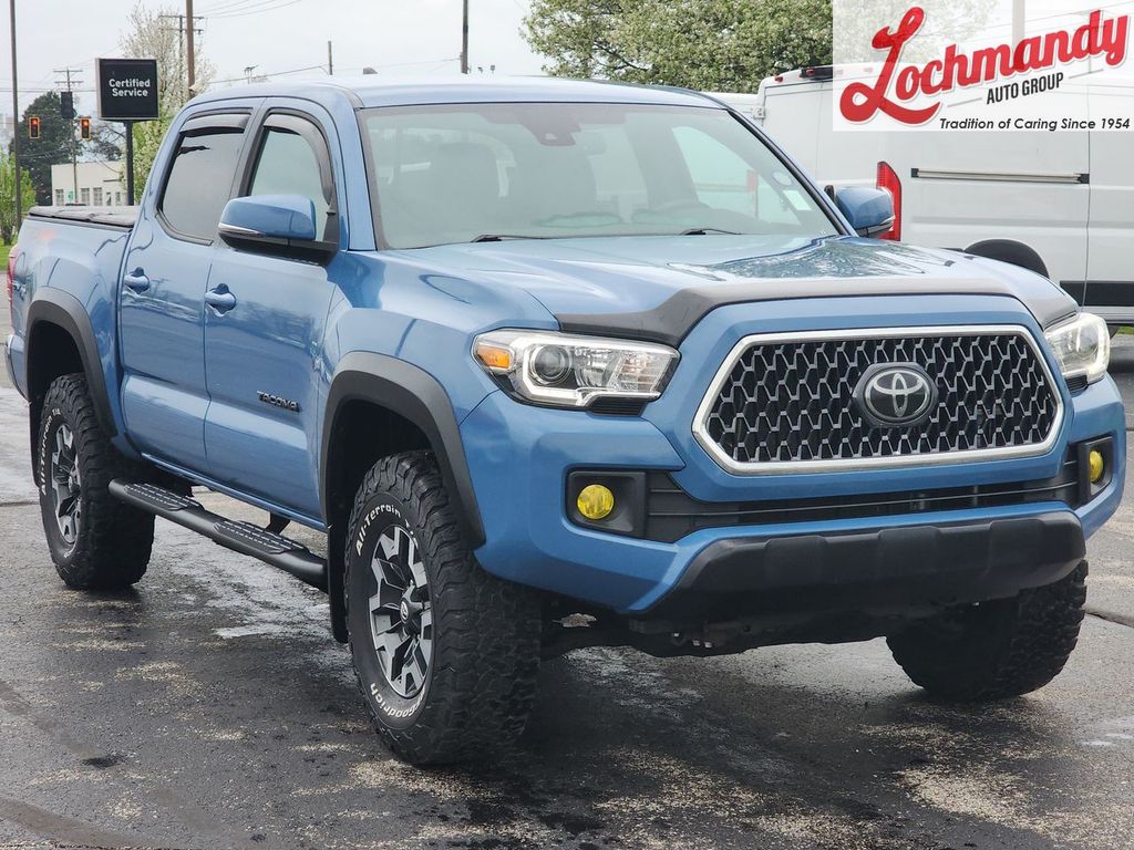 Voodoo Blue 2019 Toyota Tacoma TRD Off Road Double Cab 4WD Pickup Truck Four-Wheel Drive 6-Speed Automatic