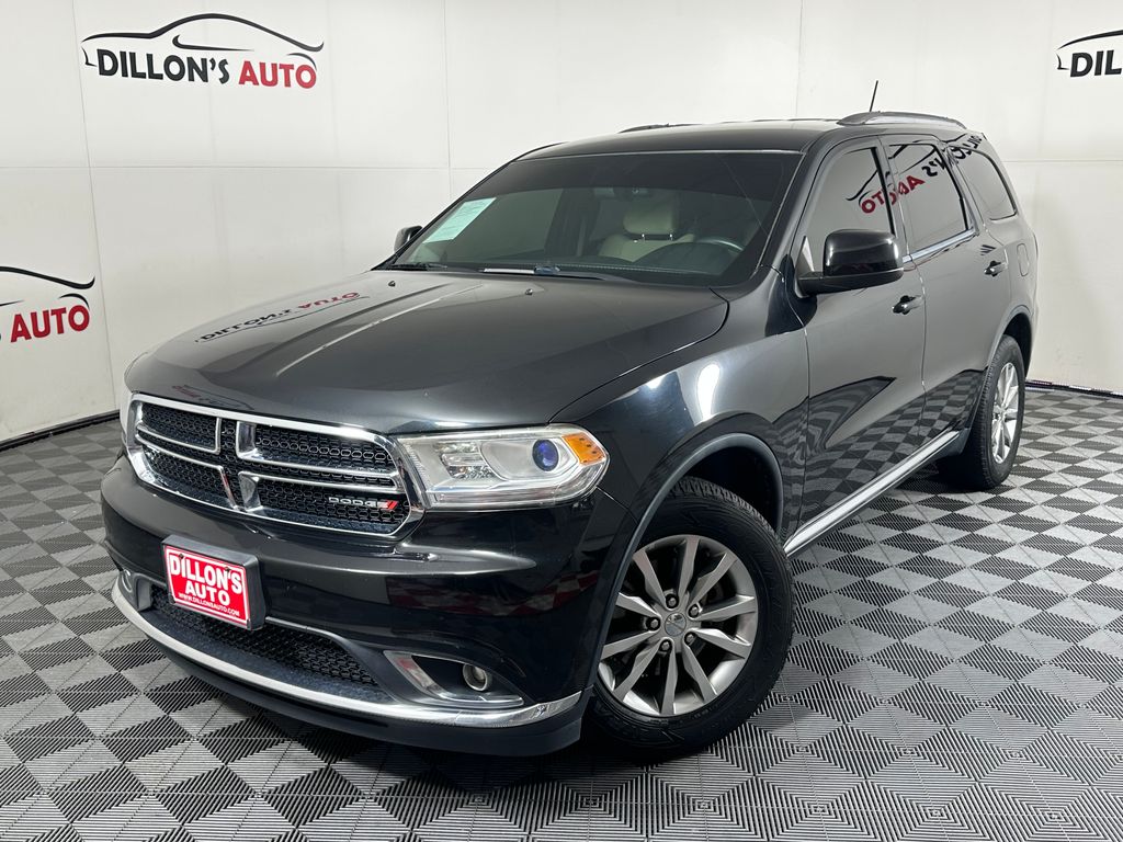 Brilliant Black Crystal Pearlcoat 2016 Dodge Durango SUV / Crossover All-Wheel Drive 8-Speed Automatic