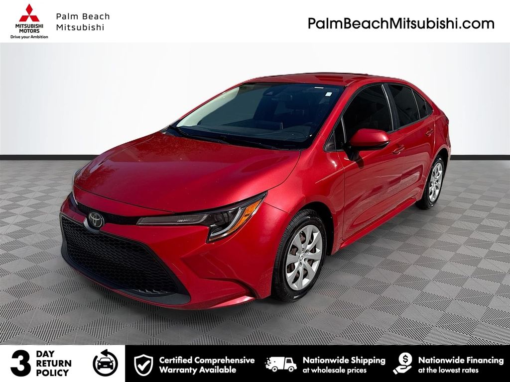 Barcelona Red Metallic 2020 Toyota Corolla Sedan Front-Wheel Drive Continuously Variable Transmission