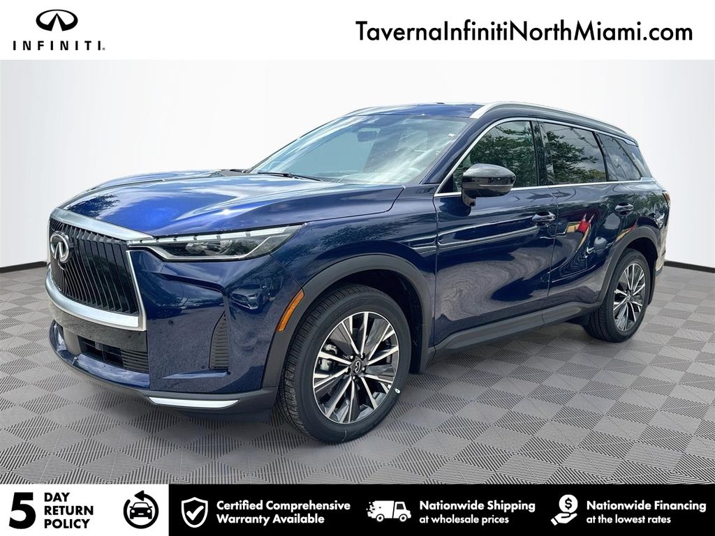 Blue 2027 INFINITI QX60 SUV / Crossover Front-Wheel Drive 9-Speed Automatic