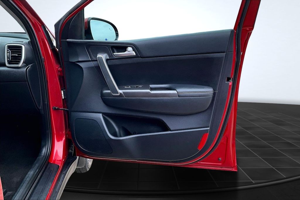 2022 Kia Sportage LX Red at DeMontrond Automotive Group