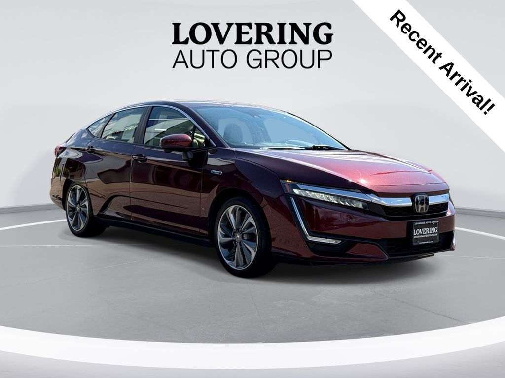 Red (Crimson Pearl) 2018 Honda Clarity Hybrid Plug-In Sedan Front-Wheel Drive Continuously Variable Transmission