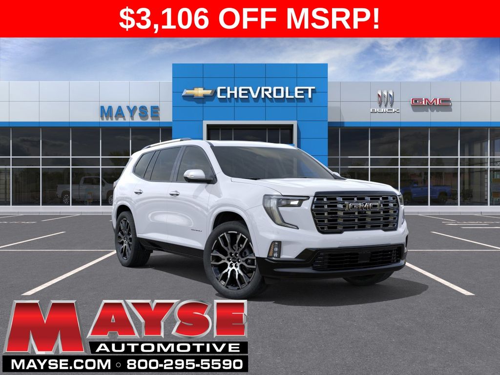 Glacier White Tricoat 2027 GMC Acadia SUV / Crossover Four-Wheel Drive 8-Speed Automatic