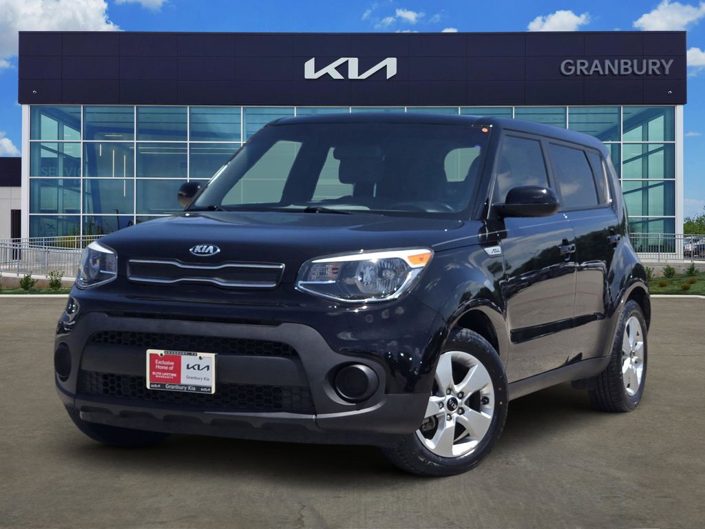 Shadow Black 2018 Kia Soul Base Wagon Front-Wheel Drive 6-Speed Automatic