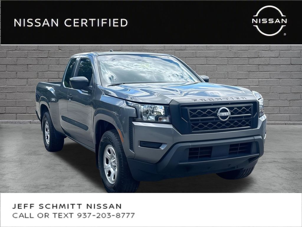 Gray (Gun Metallic) 2023 Nissan Frontier Pickup Truck 4X2 9-Speed Automatic