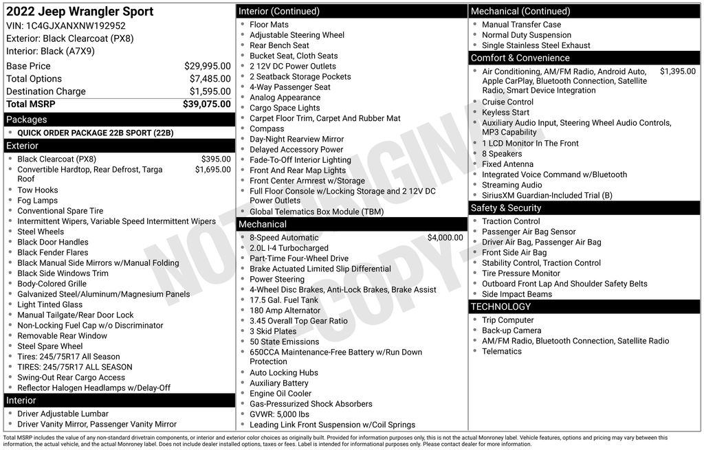 Used 2022 Jeep Wrangler SUV