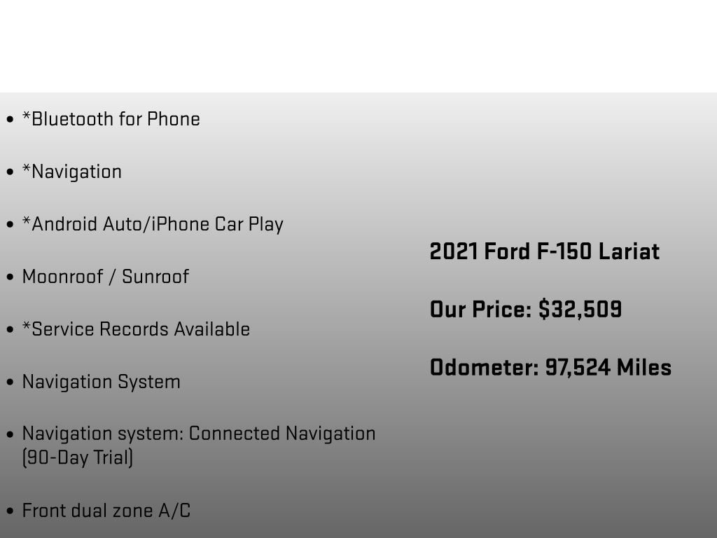 2021 Ford F-150 Lariat Gray at Phil Fitts Ford