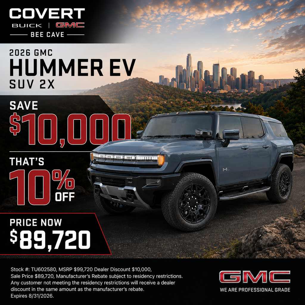 Void Black 2026 GMC Hummer EV Pickup Pickup Truck All-Wheel Drive 1-Speed Automatic