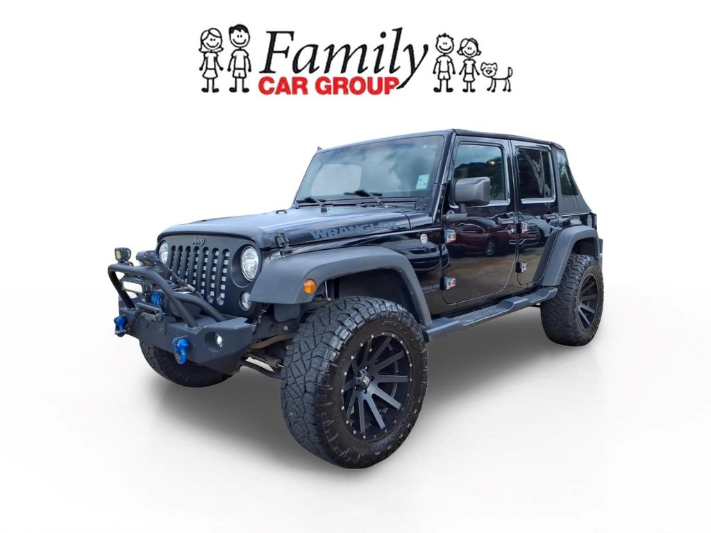 Black Clearcoat 2017 Jeep Wrangler SUV / Crossover Four-Wheel Drive 5-Speed Automatic