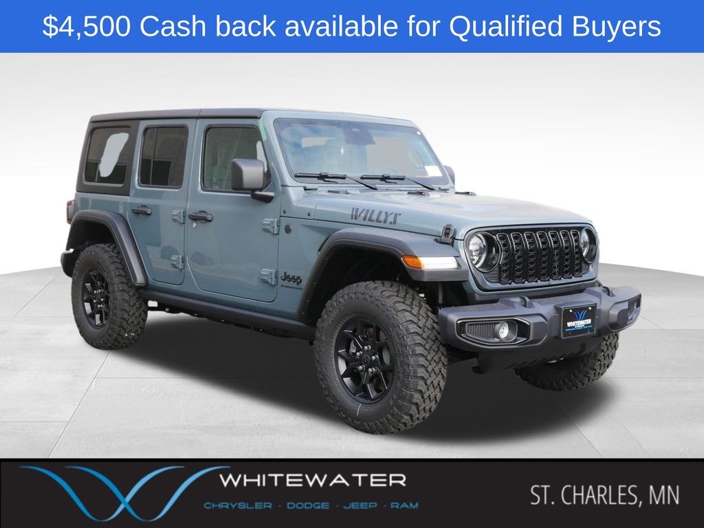 Anvil Clear Coat 2026 Jeep Wrangler Willys 4-Door 4WD SUV / Crossover Four-Wheel Drive 8-Speed Automatic