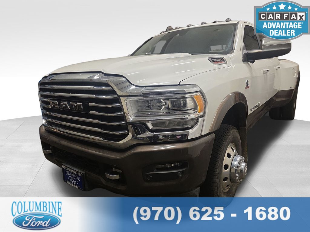 Bright White Clearcoat 2020 RAM 3500 Pickup Truck Four-Wheel Drive 6-Speed Automatic