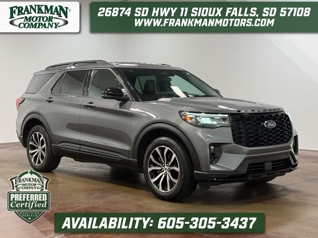 Gray Metallic 2025 Ford Explorer SUV / Crossover All-Wheel Drive Automatic