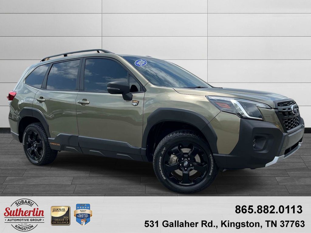 Green Metallic 2024 Subaru Forester SUV / Crossover All-Wheel Drive Continuously Variable Transmission