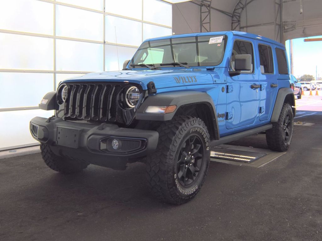 Blue Pearl 2022 Jeep Wrangler SUV / Crossover Four-Wheel Drive 8-Speed Automatic