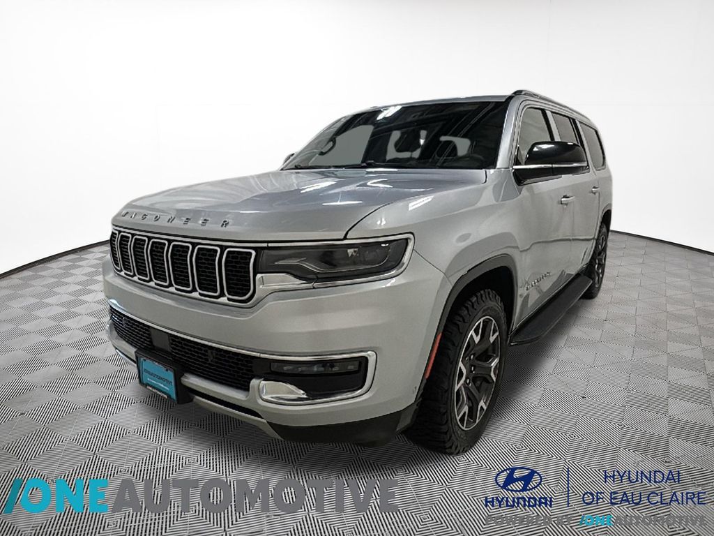 Silver 2023 Jeep Wagoneer L SUV / Crossover Four-Wheel Drive 8-Speed Automatic