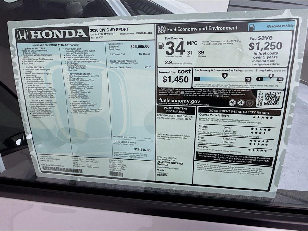 Thumbnail: 2026 Honda Civic - 9