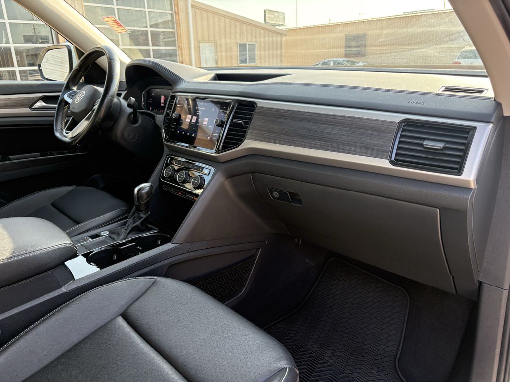 2021 Volkswagen Atlas SEL White at DeMontrond Mazda