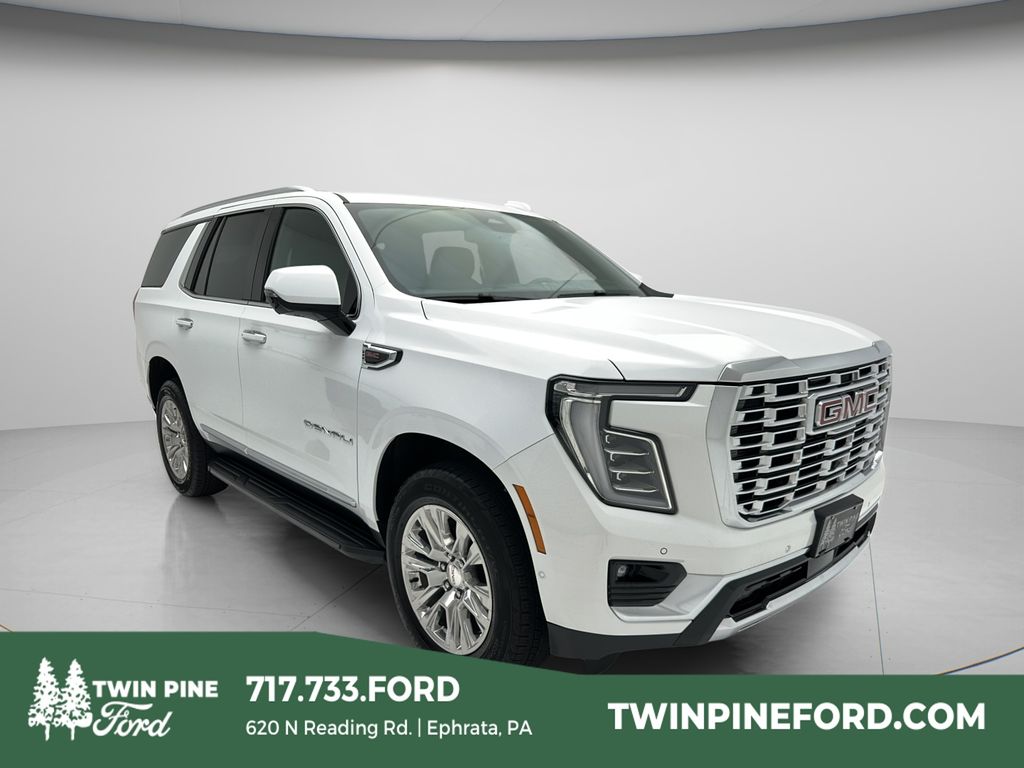 Summit White 2025 GMC Yukon SUV / Crossover Four-Wheel Drive