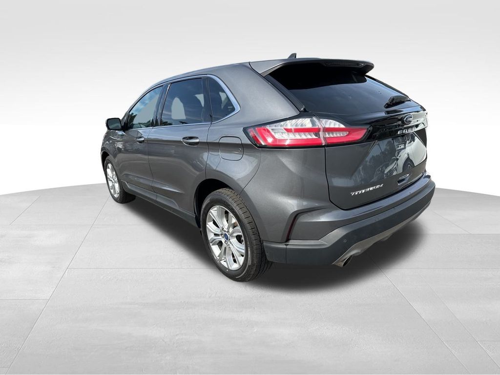 2022 Carbonized Gray Metallic Ford Edge Titanium AWD SUV