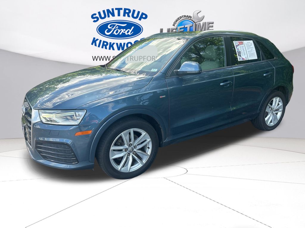 Utopia Blue Metallic 2018 Audi Q3 2.0T quattro Premium SUV / Crossover All-Wheel Drive 6-Speed Automatic