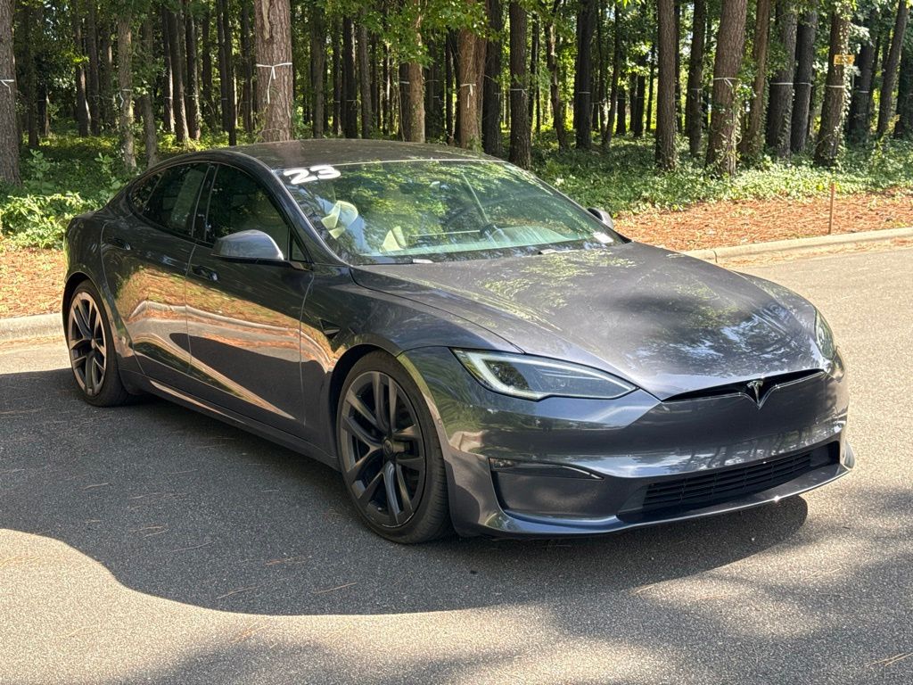 Stealth Gray 2023 Tesla Model S Sedan All-Wheel Drive 1-Speed Automatic