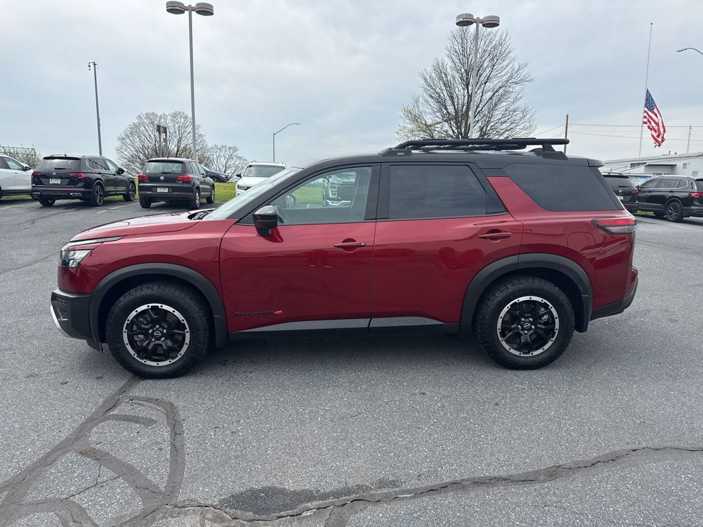2024 Nissan Pathfinder Rock Creek Red at South Hills Kia