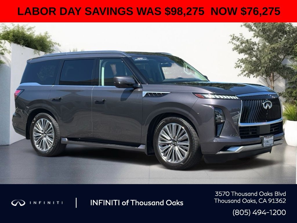 Anthracite Gray 2026 INFINITI QX80 SUV / Crossover All-Wheel Drive 9-Speed Automatic