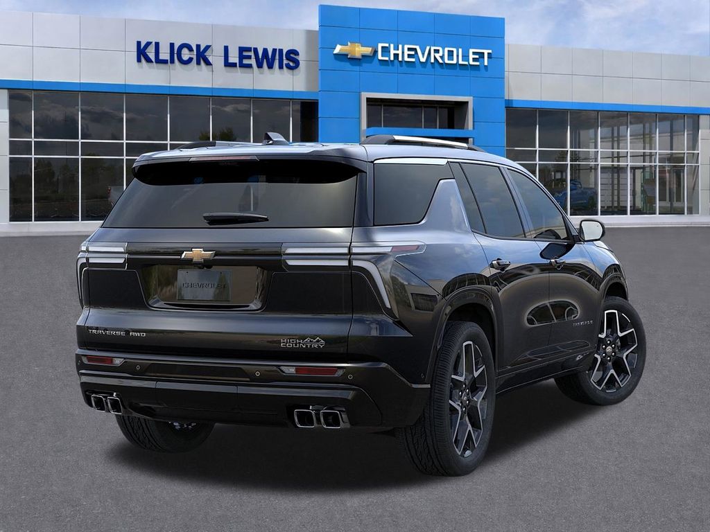 2026 Chevrolet Traverse High Country Black at Klick Lewis Buick Chevrolet